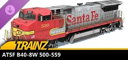 Trainz 2022 DLC - ATSF B40-8W 500-559