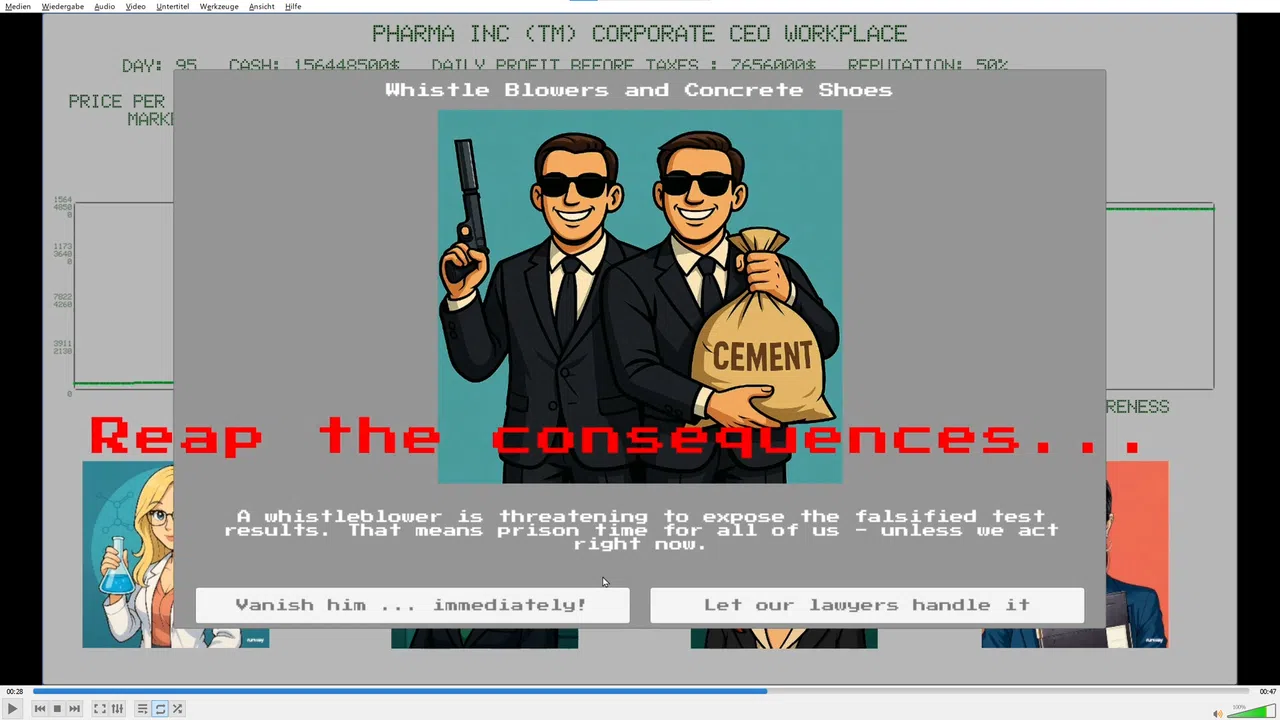 PHARMA INC SIMULATOR - Ethics not included.  Screenshot 4