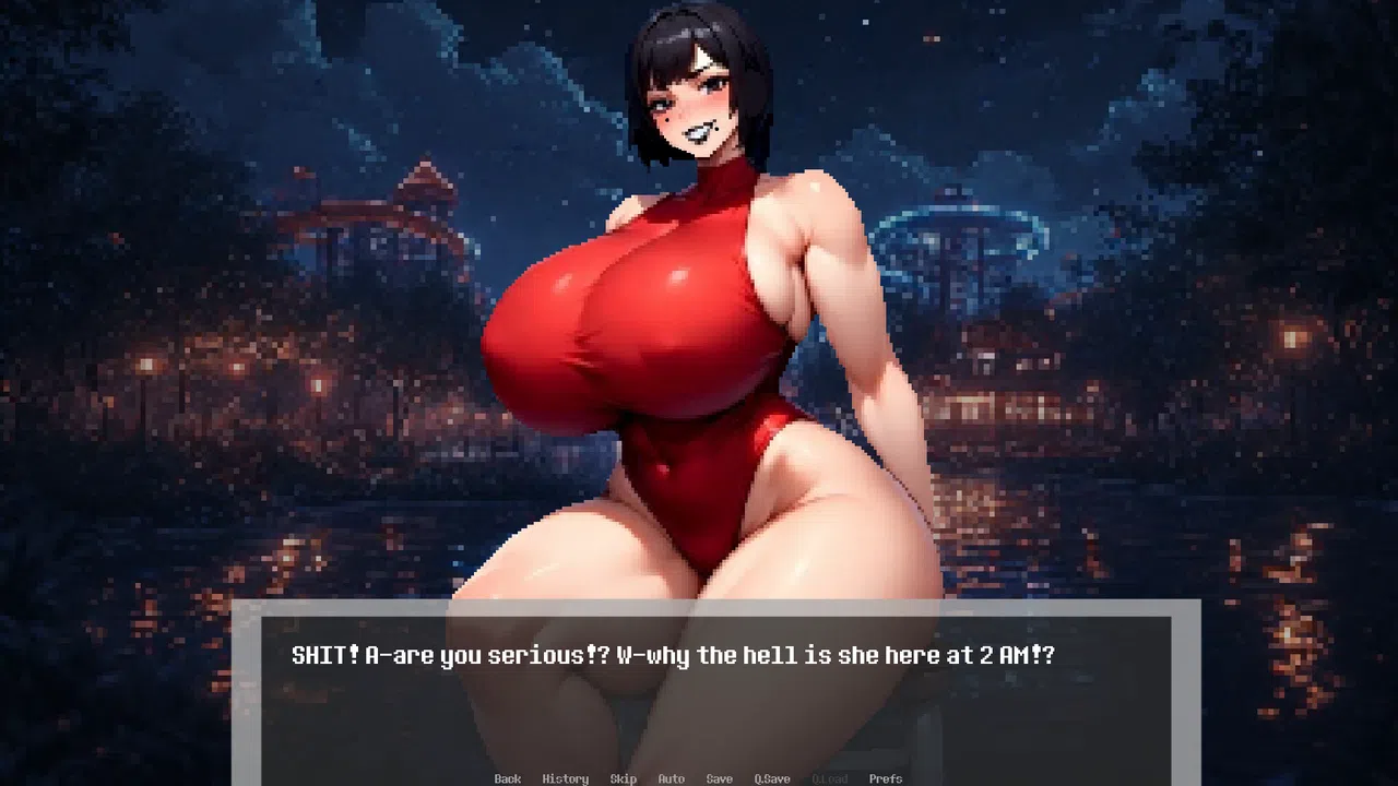 Dominated by: Yandere Goth Lifeguard Screenshot 3
