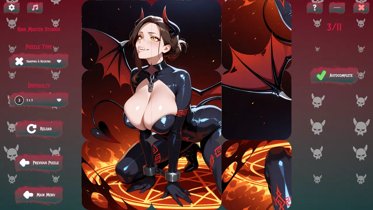 Hentai Senpai: Seieki Akuma-Tachi - Demonic Snatch Screenshot 2