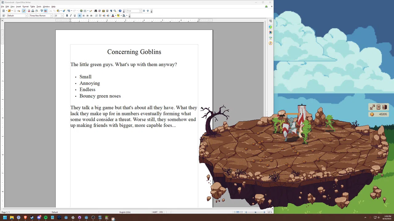 Desktop Legends Screenshot 1