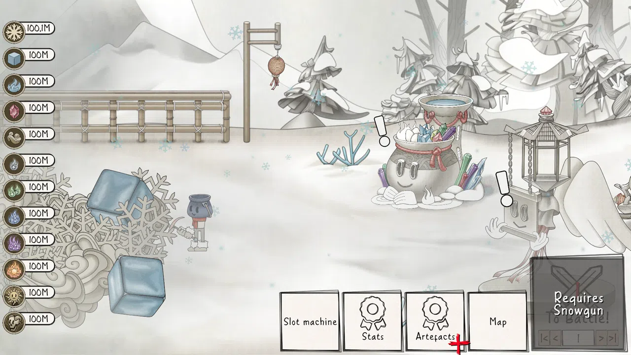 Paint The Snow - idle Screenshot 0