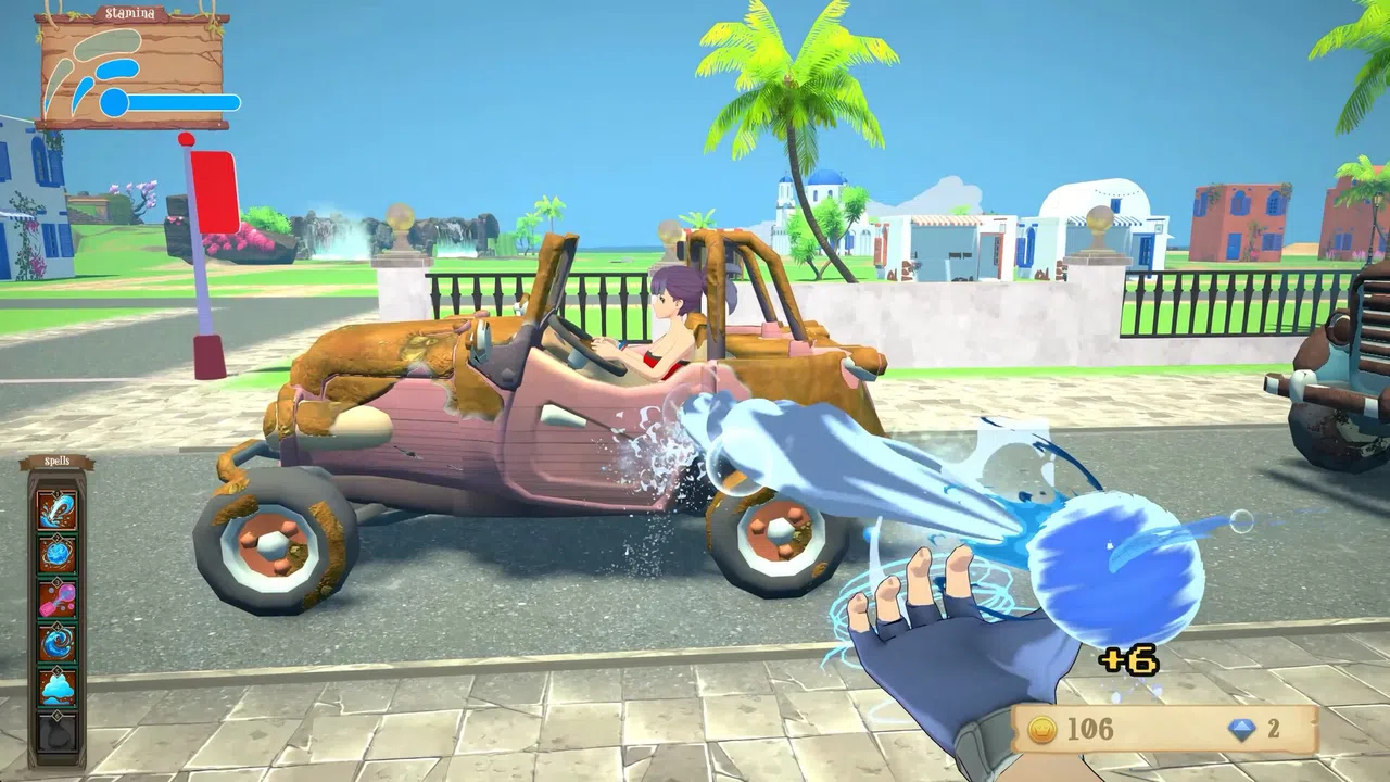 Beachside Carwash: Suds & Sorcery Screenshot 0