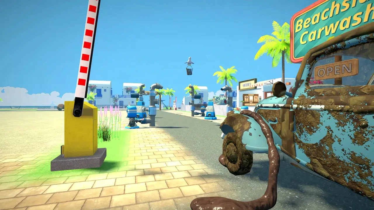 Beachside Carwash: Suds & Sorcery Screenshot 1
