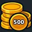 Collect 500 gold icon