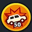 Destroy 50 vehicles icon