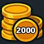 Collect 2000 gold icon