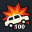 Destroy 100 vehicles icon
