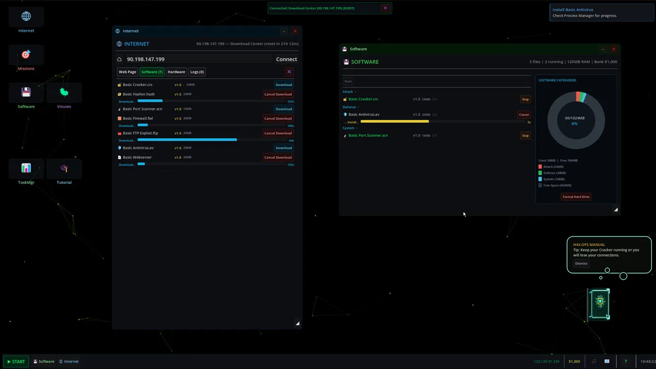 Hack Protocol Screenshot 3