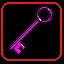 You have got a Pink key! icon