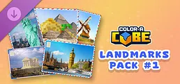 Color a Cube - Landmarks Pack #1