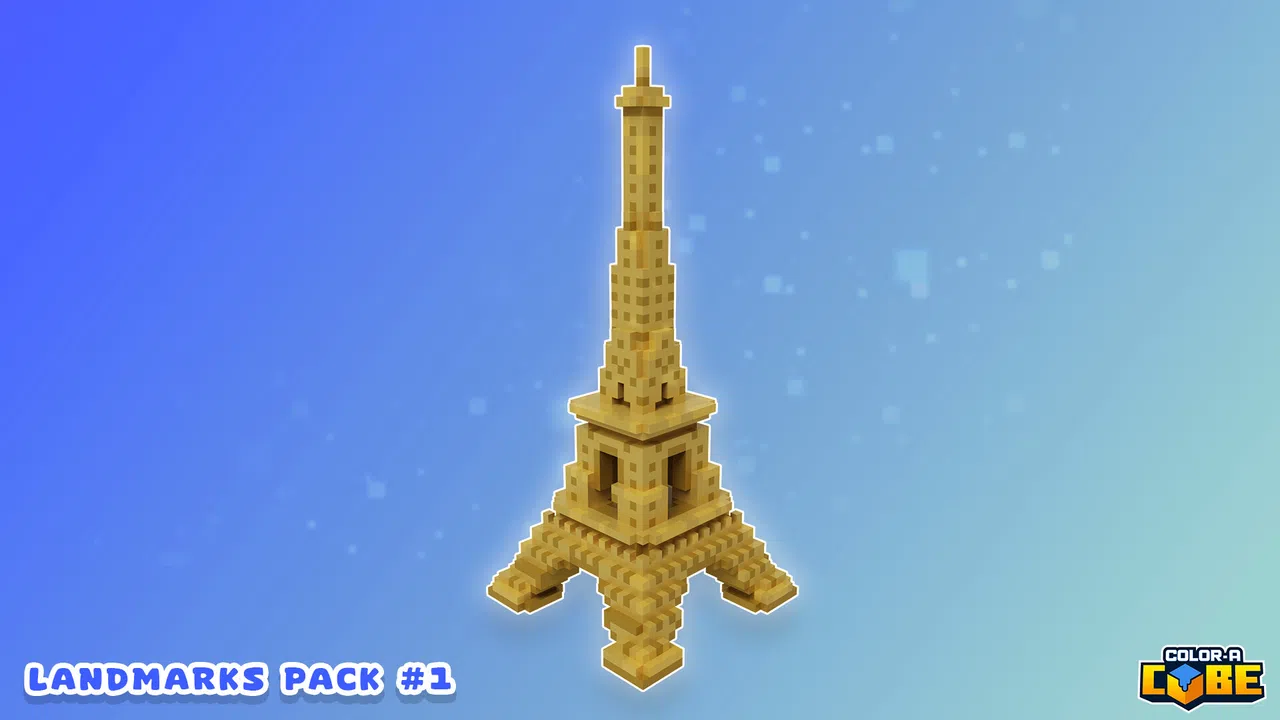 Color a Cube - Landmarks Pack #1 Screenshot 3