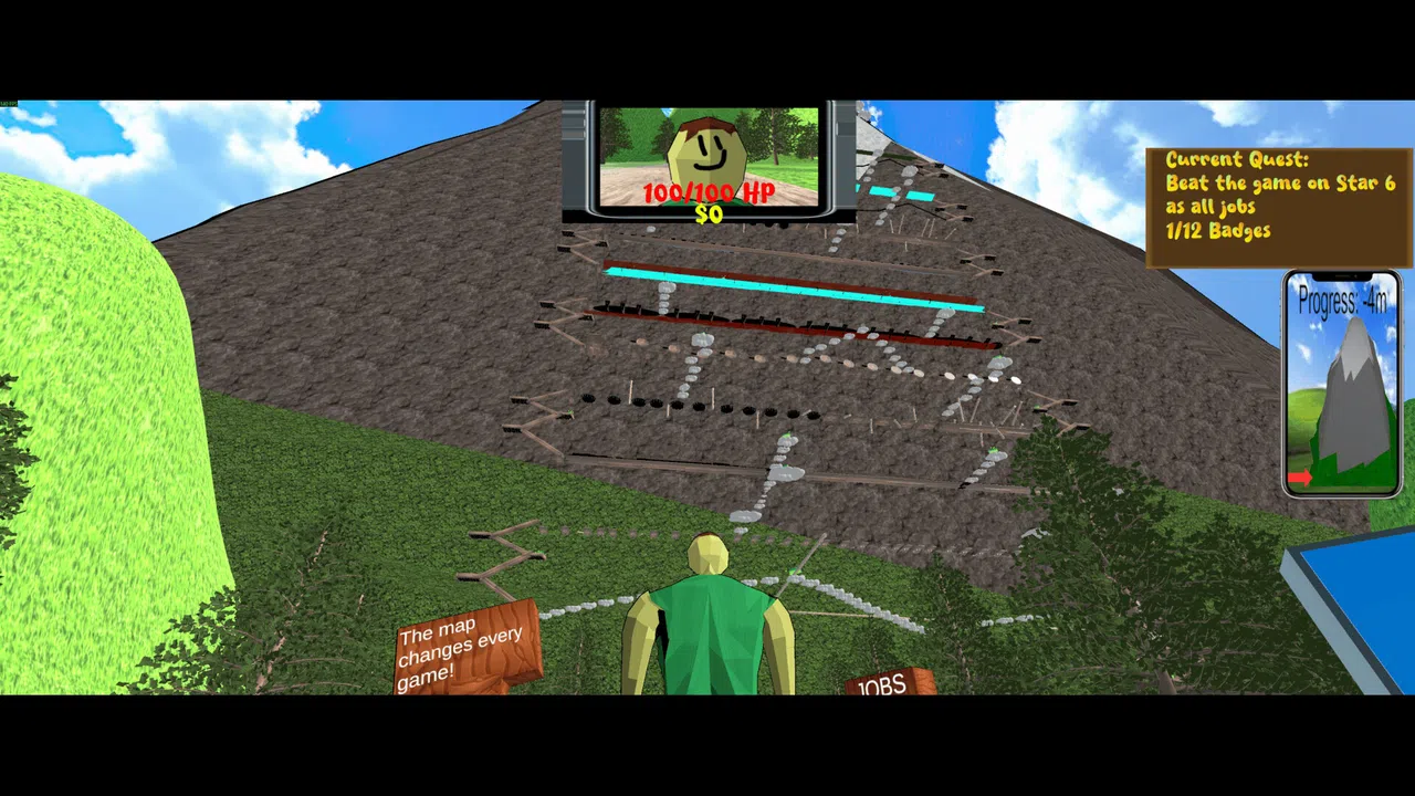 The Mountain and The Moron Rogue Mode Screenshot 0