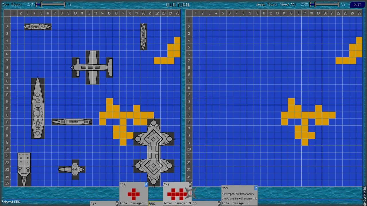 Battleships Combat: Evolved Screenshot 1