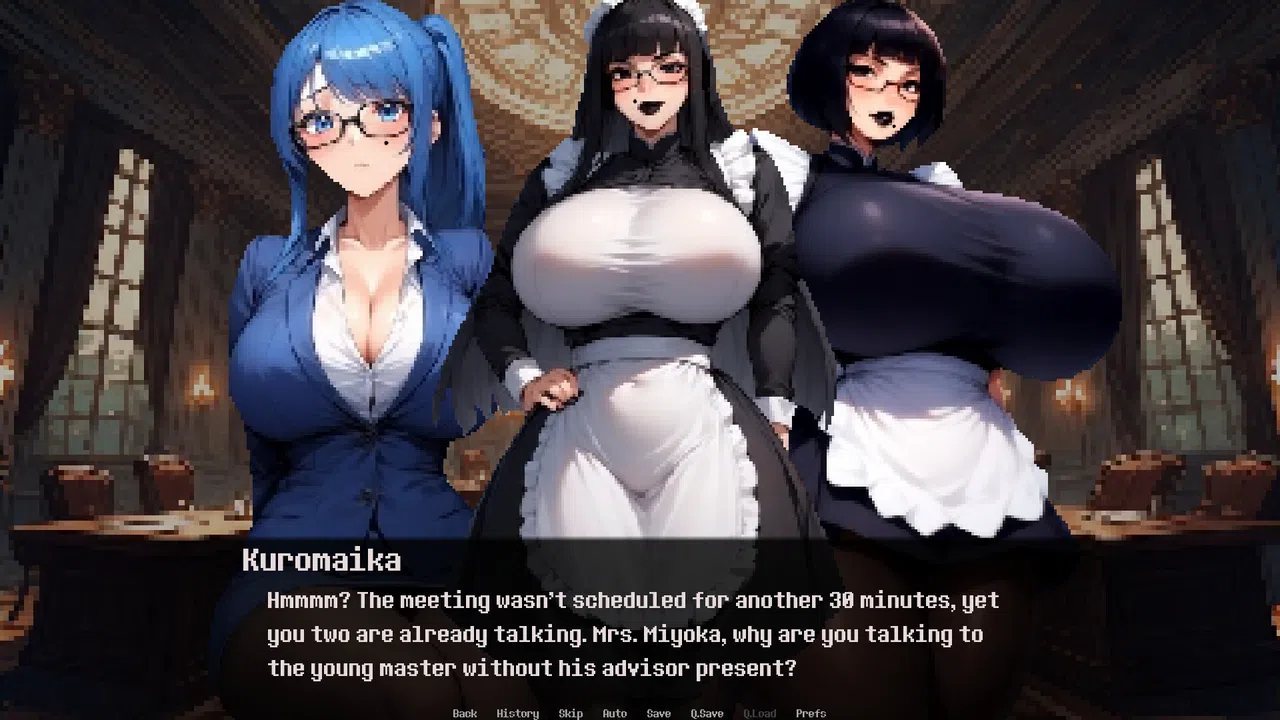 Dominated by: Yandere Goth Maid Screenshot 2