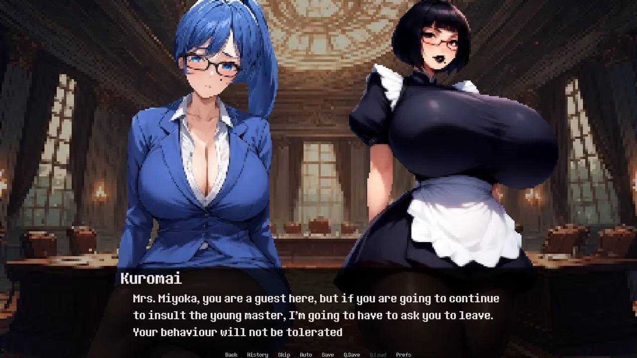 Dominated by: Yandere Goth Maid Screenshot 1
