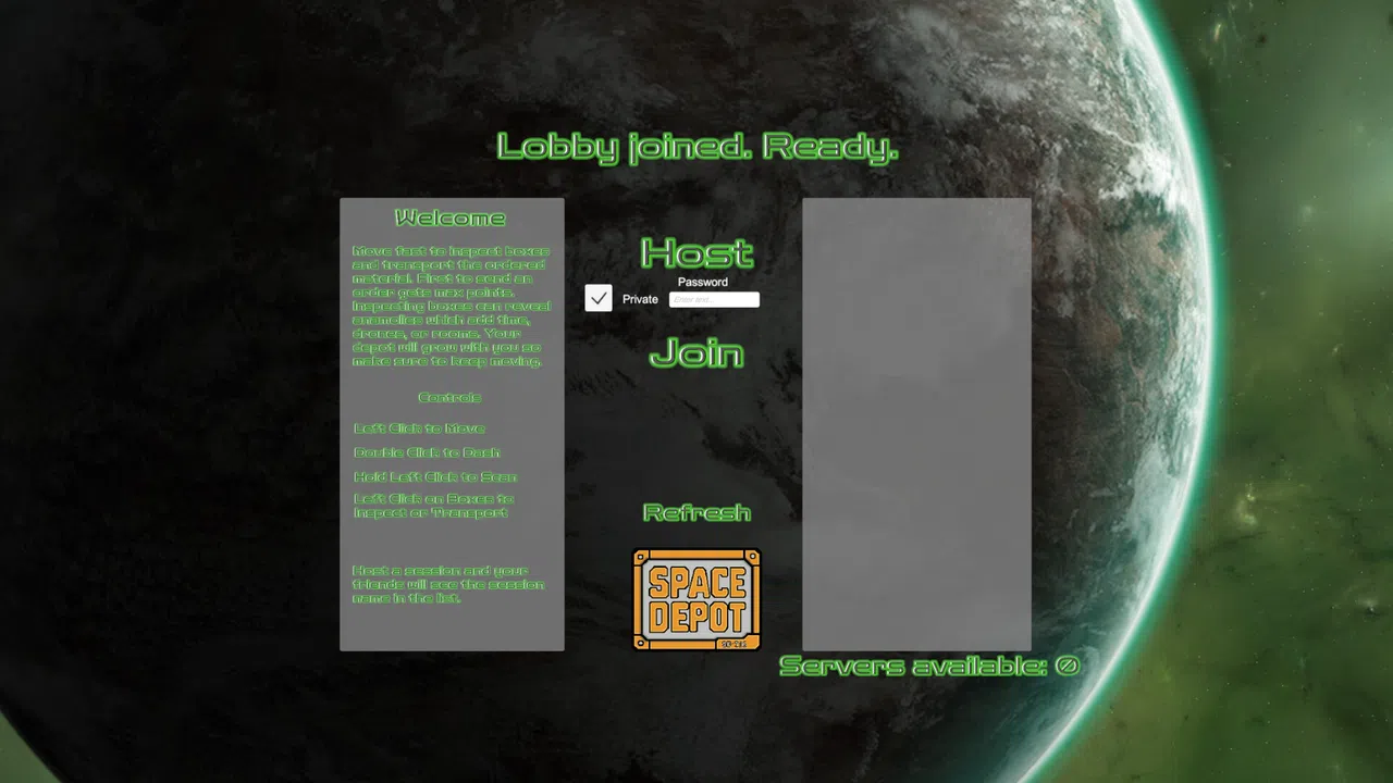 Space Depot Screenshot 0