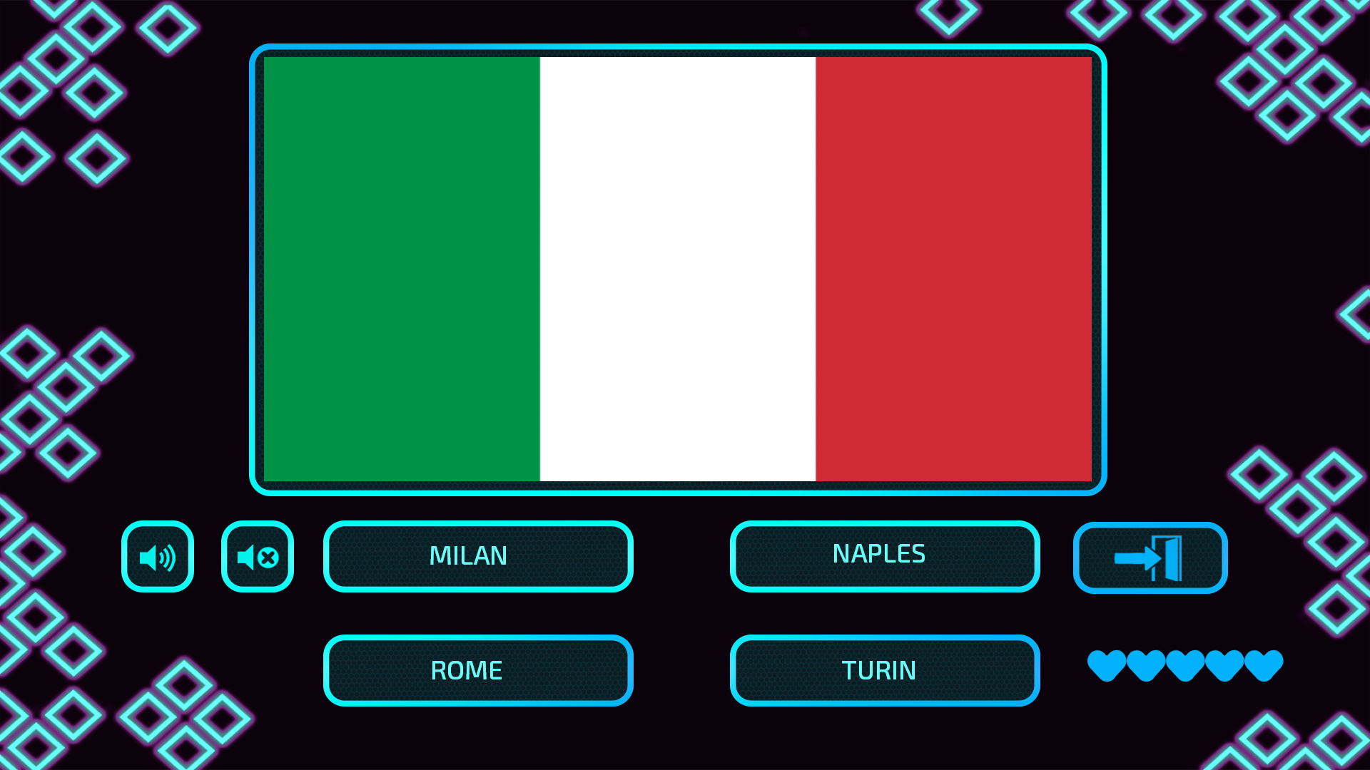 JQ: countries Screenshot 0