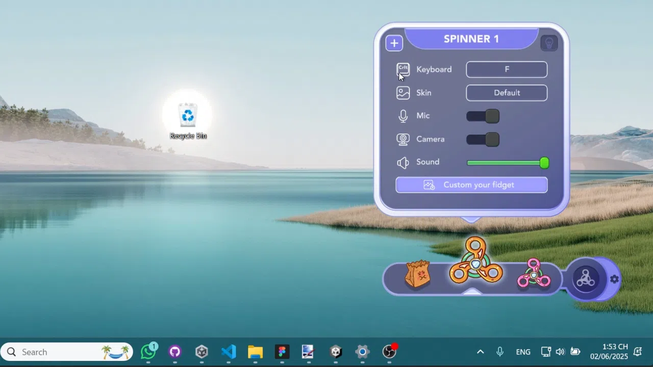 Desktop Fidget Demo Screenshot 3