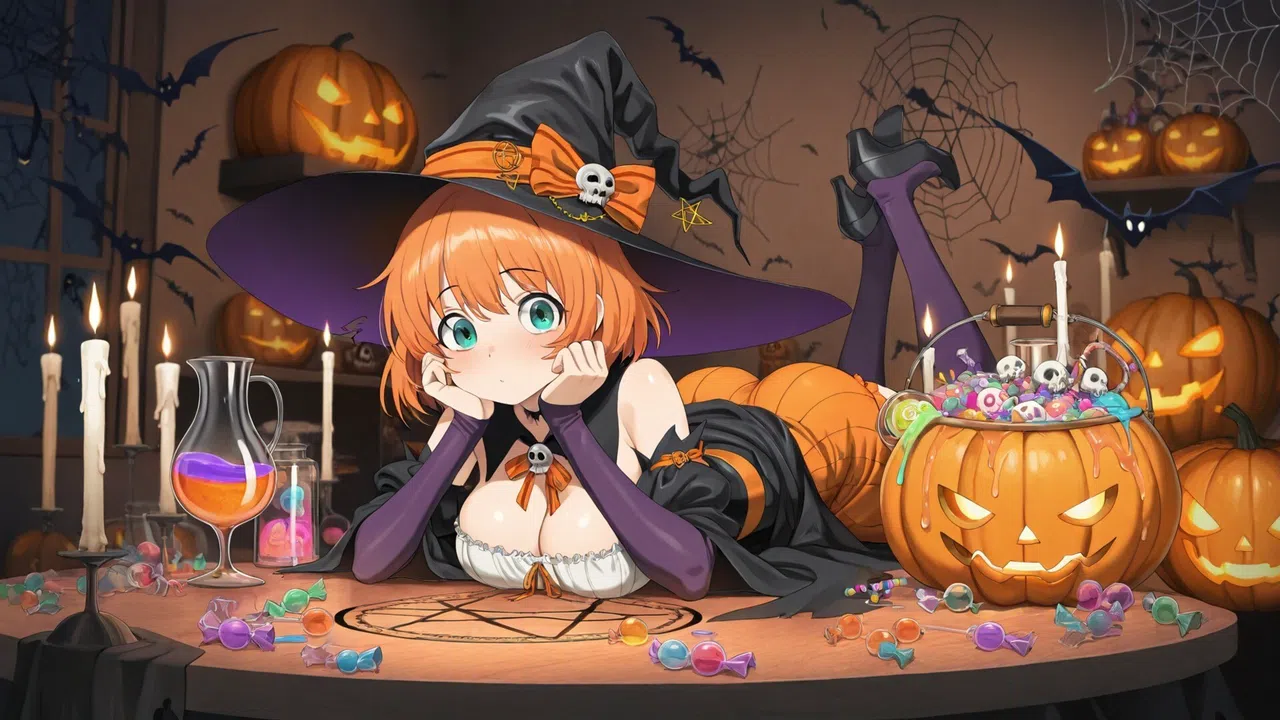 Halloween Waifu Screenshot 2