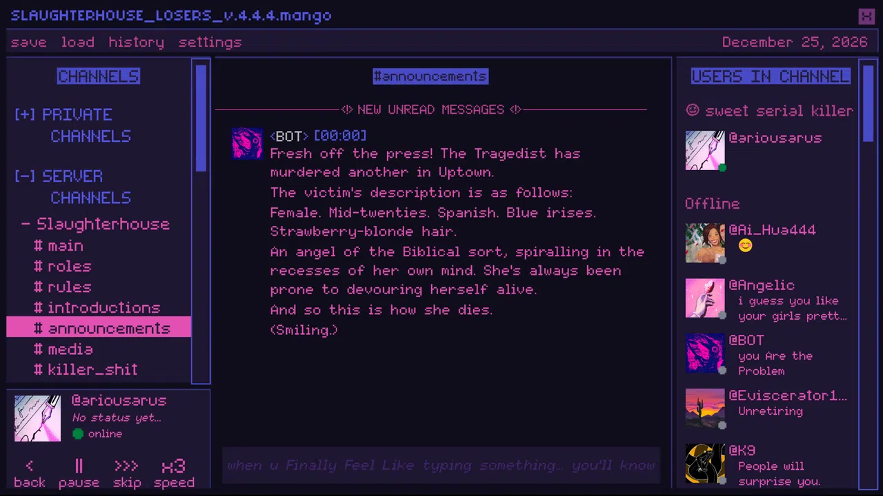 Killer Chat! Expanded Edition - Killing Spree DLC Screenshot 3