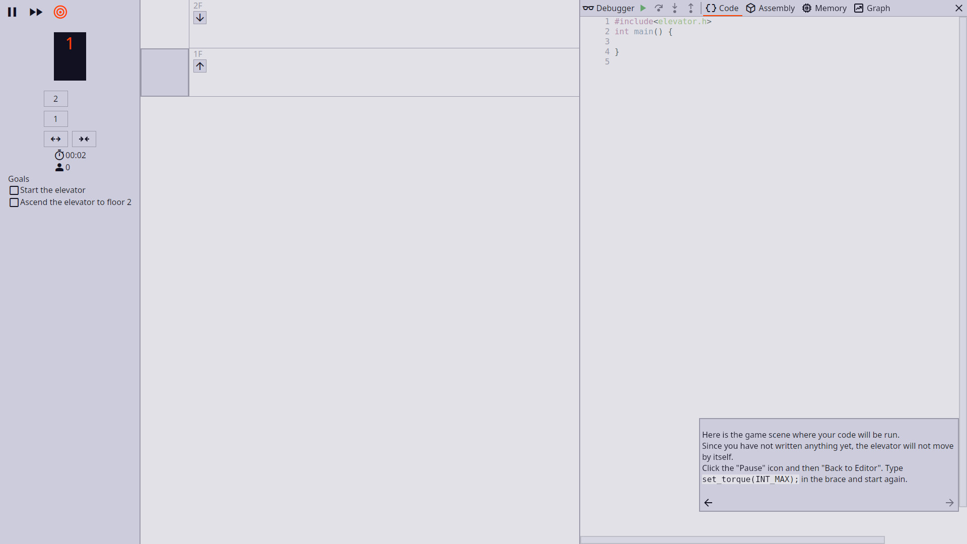 Elevator Programmer Screenshot 1
