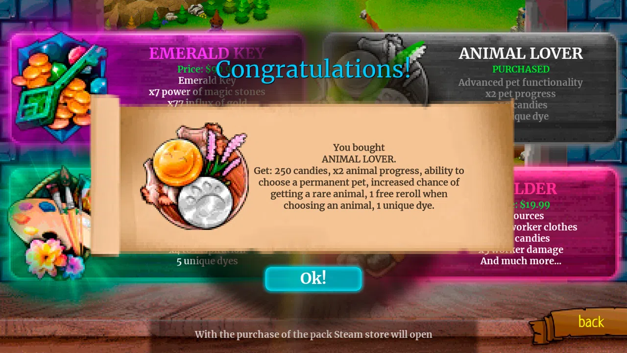 BARD IDLE - ANIMAL LOVER Screenshot 1