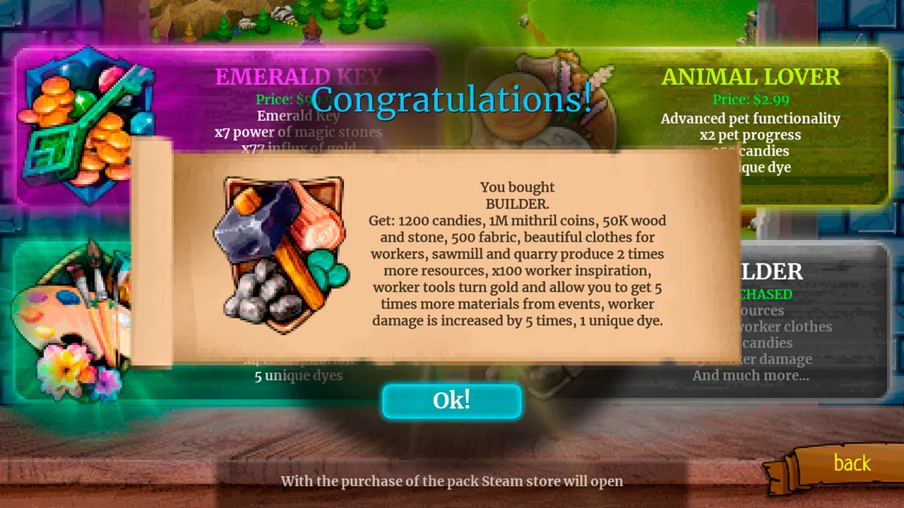 BARD IDLE - BUILDER Screenshot 1