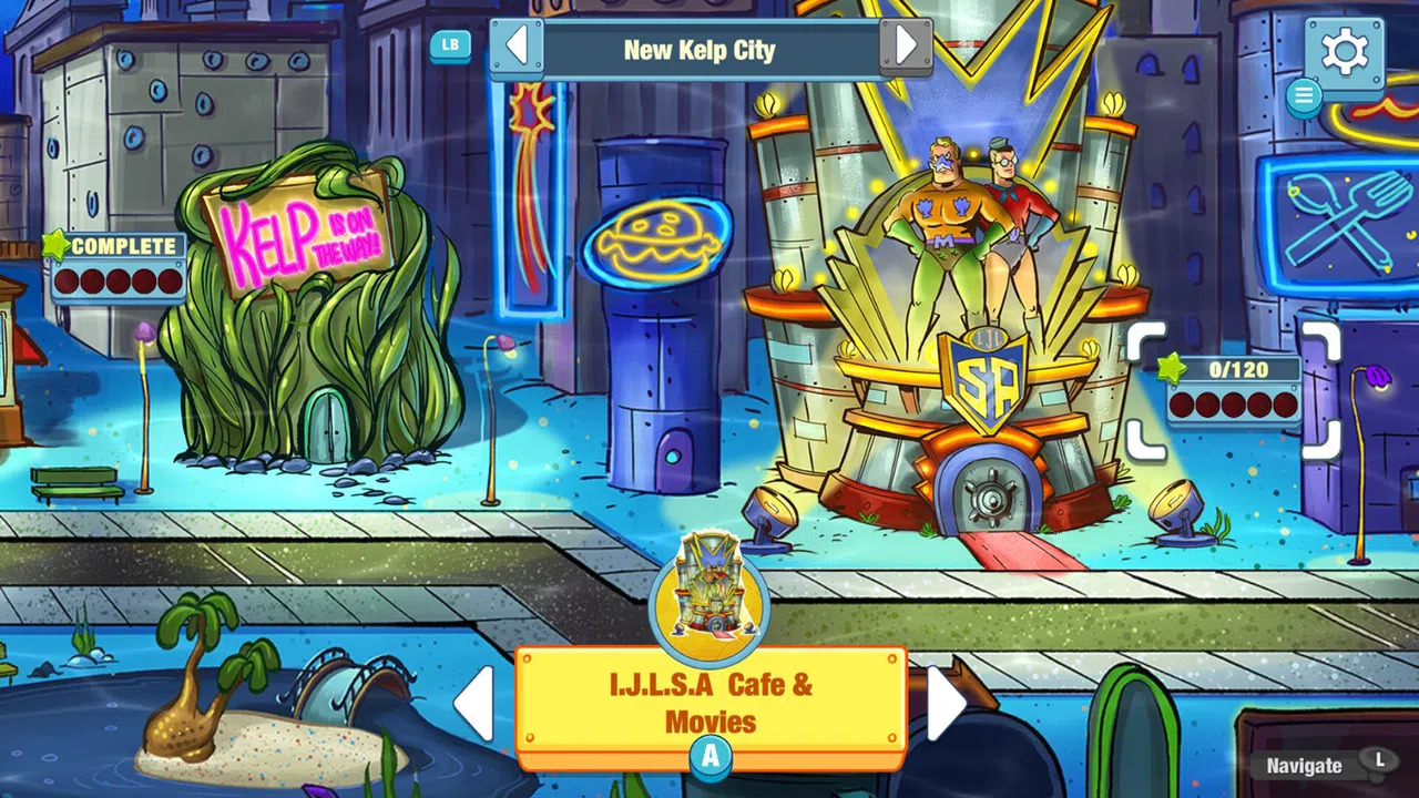 SpongeBob: World 3 - New Kelp City! Screenshot 0