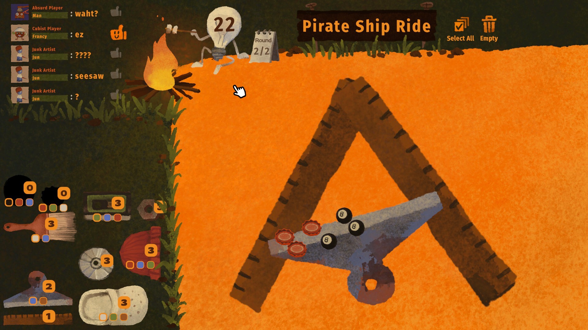 We, Junk Artists Demo Screenshot 0