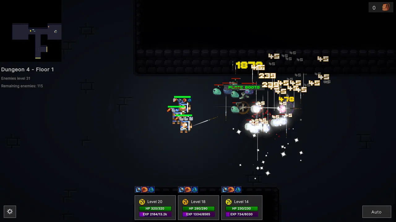 Auto Grind: Dungeons Screenshot 0