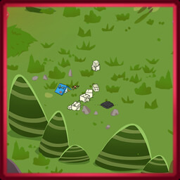 Walking on the plain icon