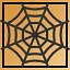 Spider web cleaner icon