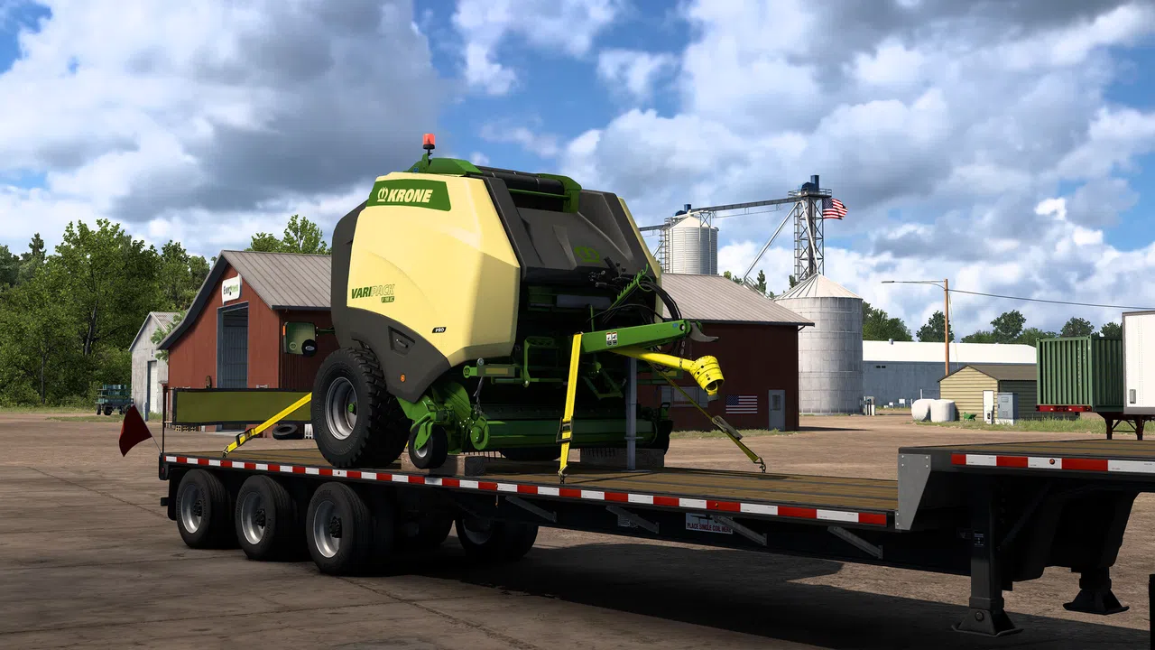 American Truck Simulator - KRONE Agriculture Equipment Screenshot 1