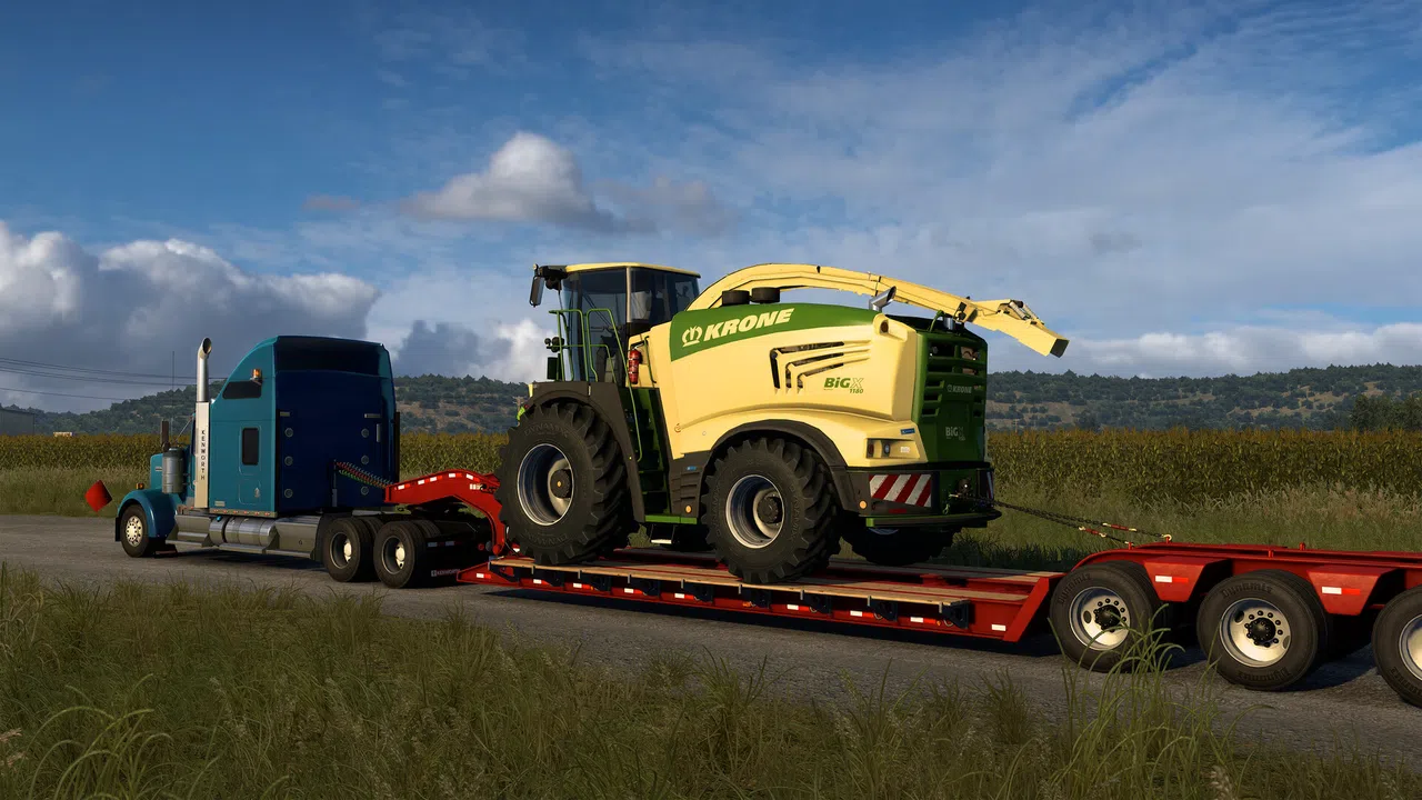 American Truck Simulator - KRONE Agriculture Equipment Screenshot 0