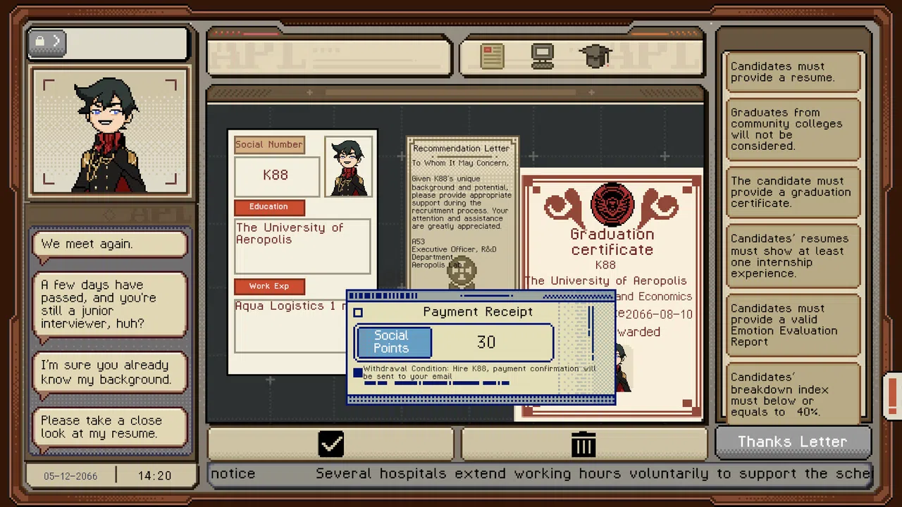 Thank You For Your Application Demo Screenshot 1