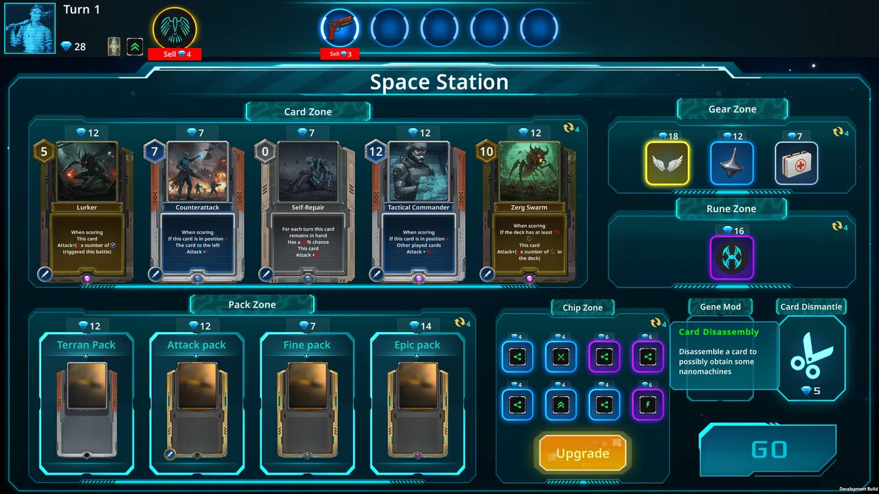 Galactic Deck Clash Demo Screenshot 3