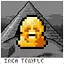 Inca temple icon