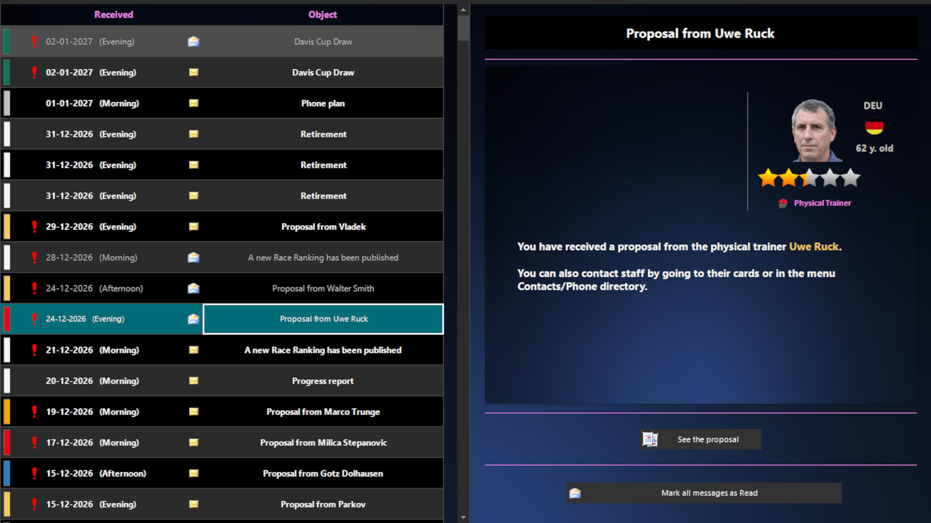 Absolute Tennis Manager 2 Screenshot 8