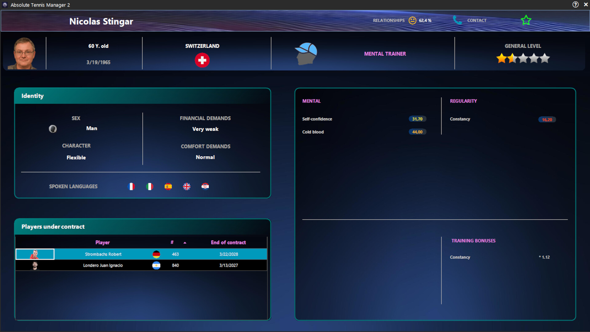 Absolute Tennis Manager 2 Screenshot 6