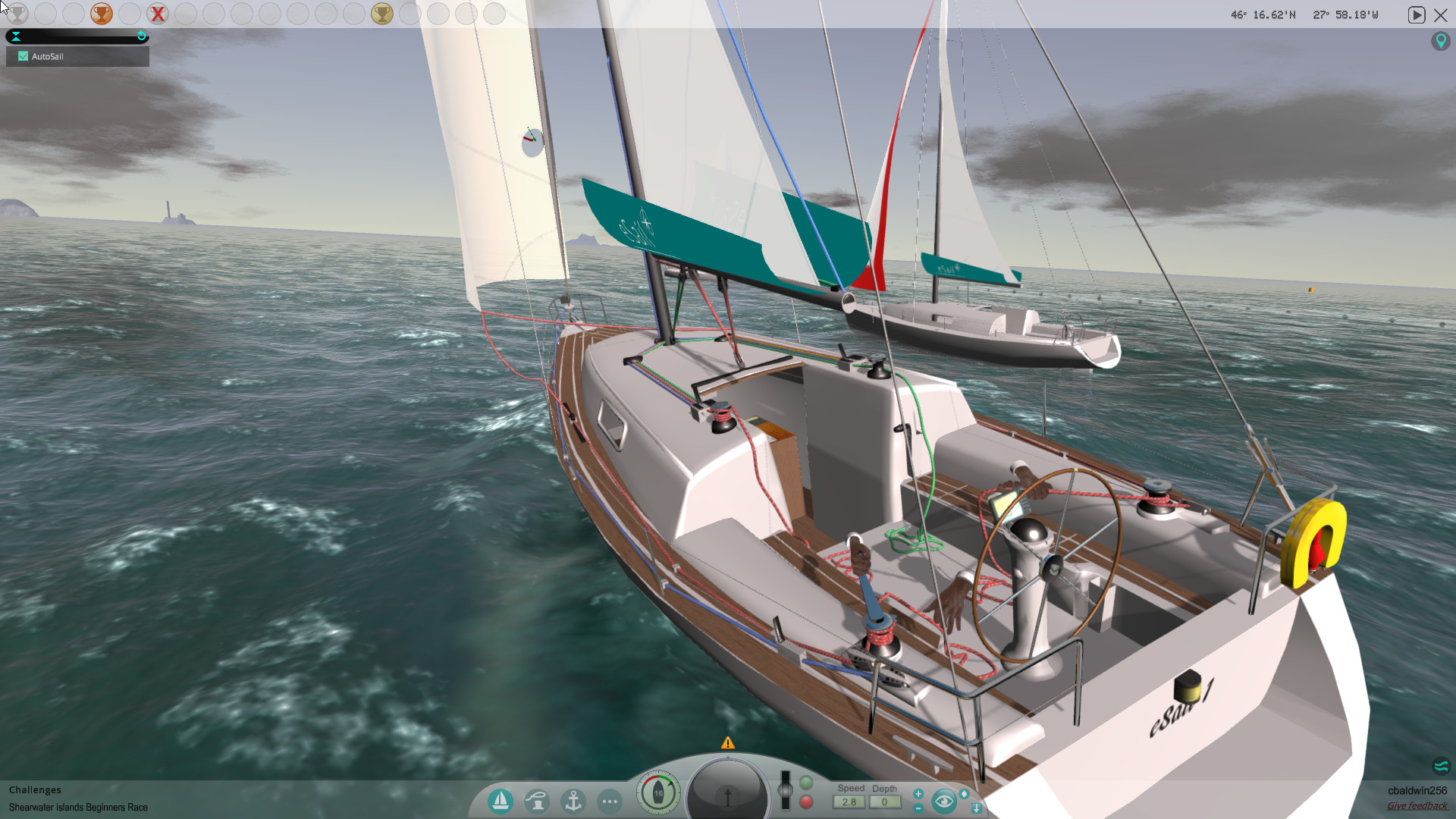 eSail Sailing Simulator Screenshot 0