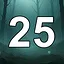 25 level completed icon