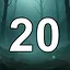 20 level completed icon