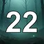22 level completed icon