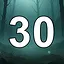 30 level completed icon