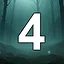 4 level completed icon