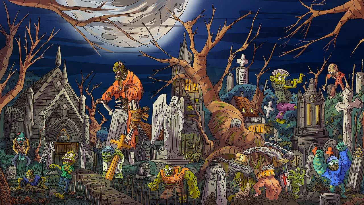 100 Zombie Cats  - Artbook Screenshot 1