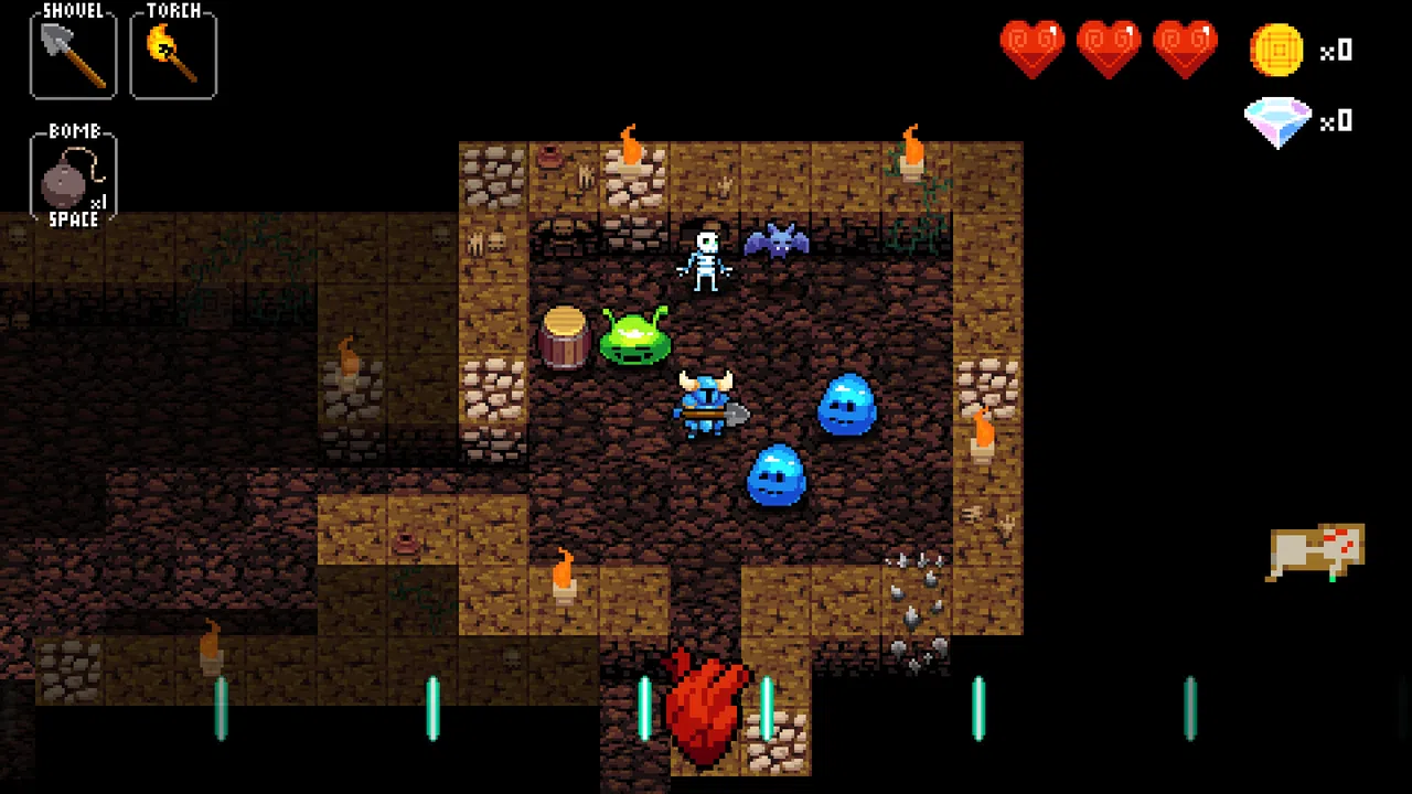 Crypt of the NecroDancer: Shovel Knight Character DLC Screenshot 1