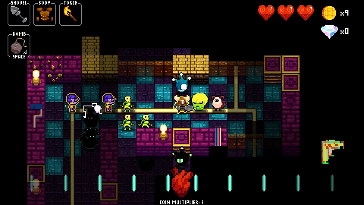 Crypt of the NecroDancer: Shovel Knight Character DLC Screenshot 9