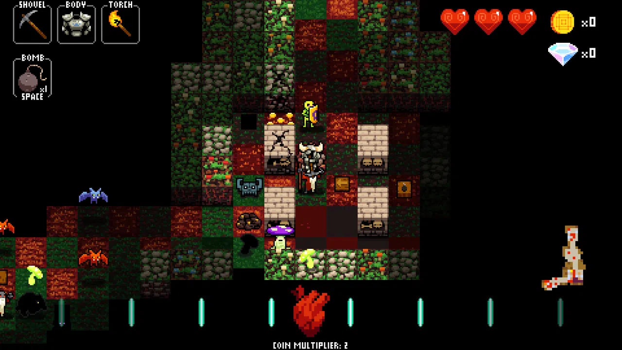 Crypt of the NecroDancer: Shovel Knight Character DLC Screenshot 4